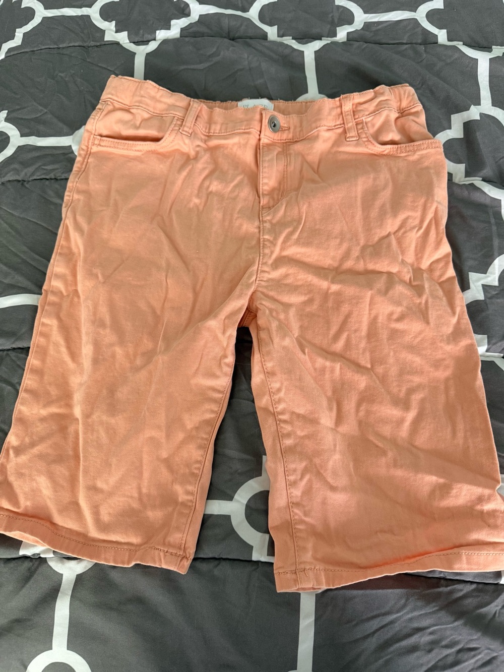 The Children's Place Coral and Mint Stretch Cotton Shorts - Picture 4 of 5